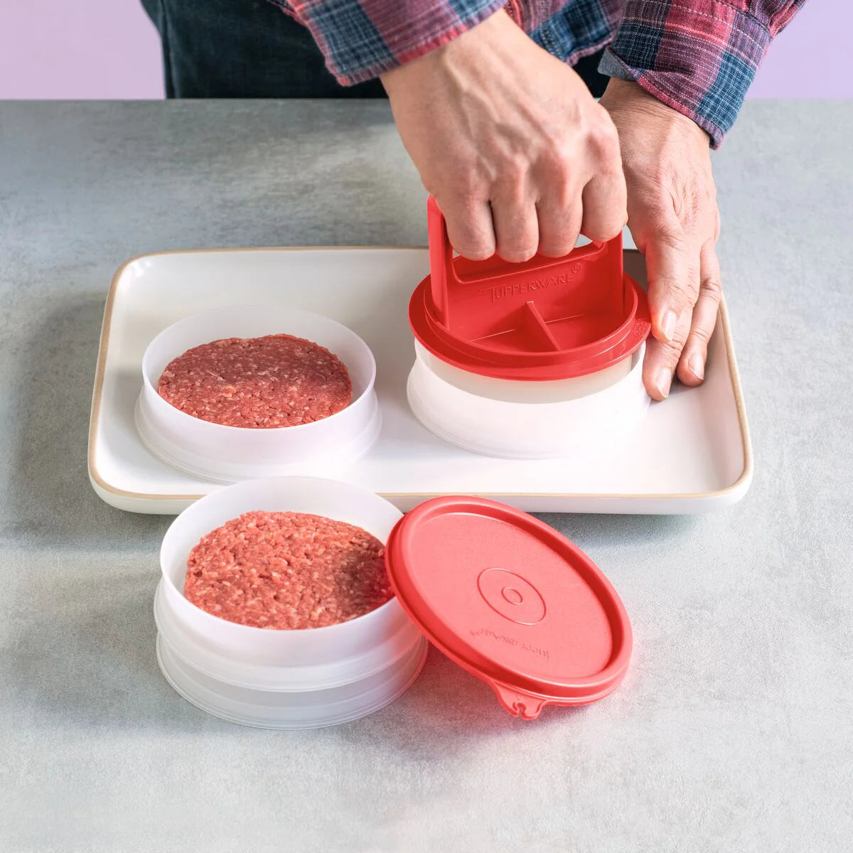 Tupperware Hamburgerpers