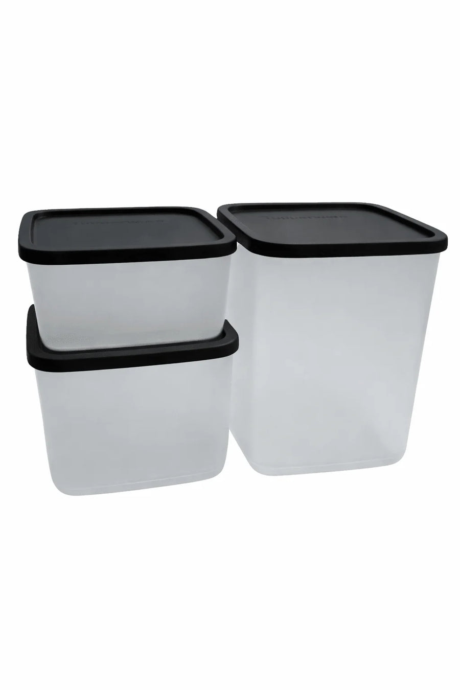 Tupperware Cubix Bewaardozen Set (650 ml, 1 L en 1,8 L)