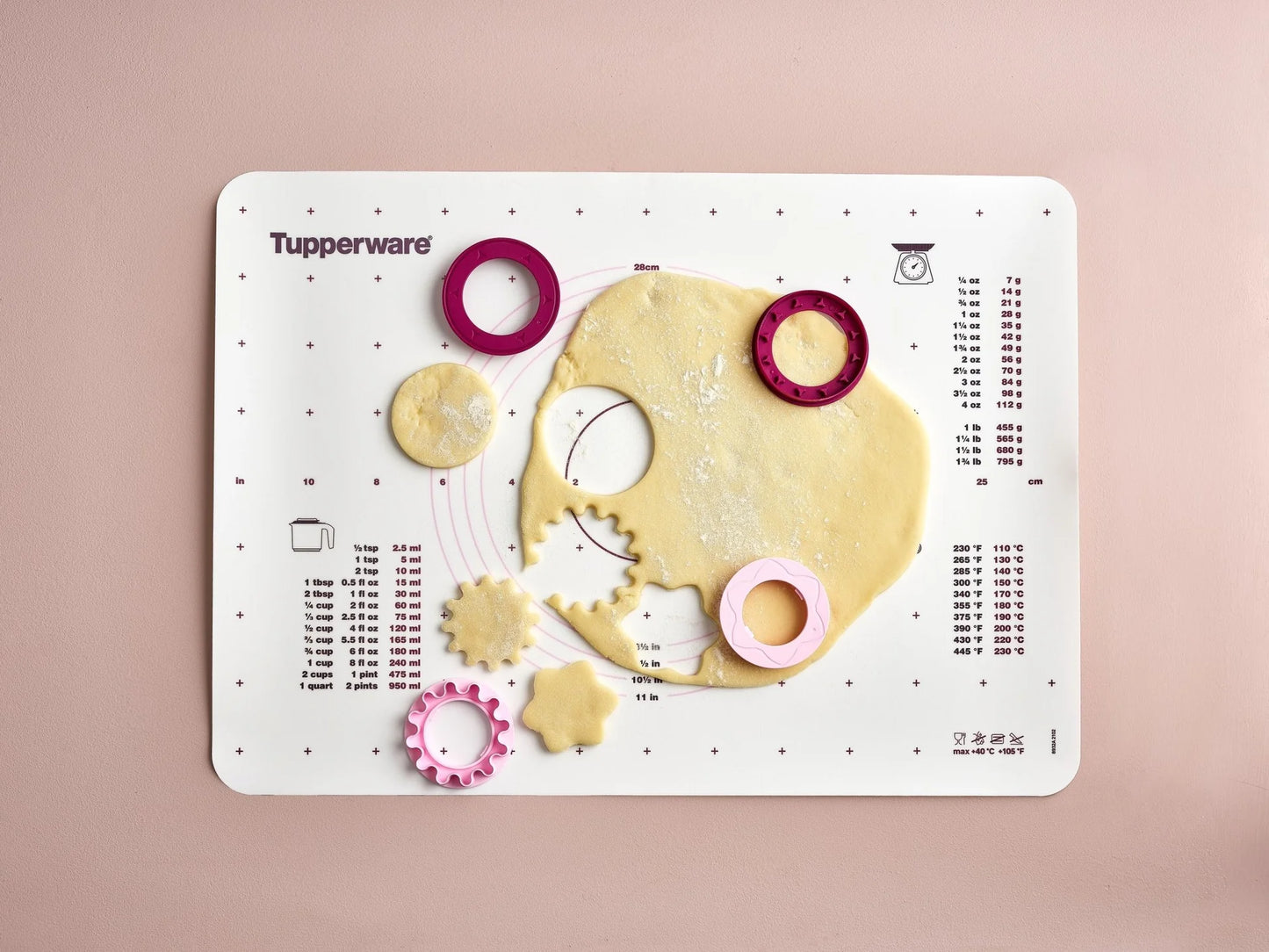 Tupperware Deegblad Antislip