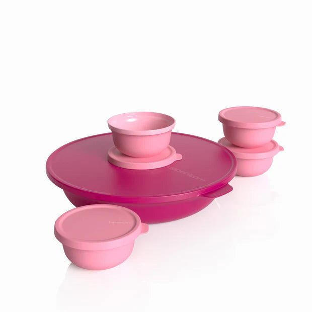 Tupperware Aloha Apéro serveerschaal laag 2,2 l - Ivonne's Kitchentools