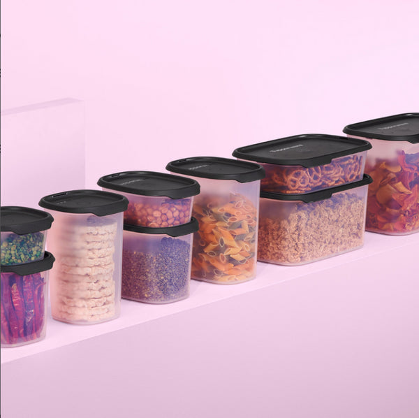 Tupperware One Touch Fresh Ovaal 1,1 l – Donker Grafiet