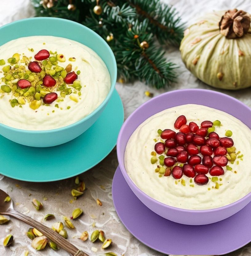 Feestelijke Feta–Yoghurtdip met Granaatappel