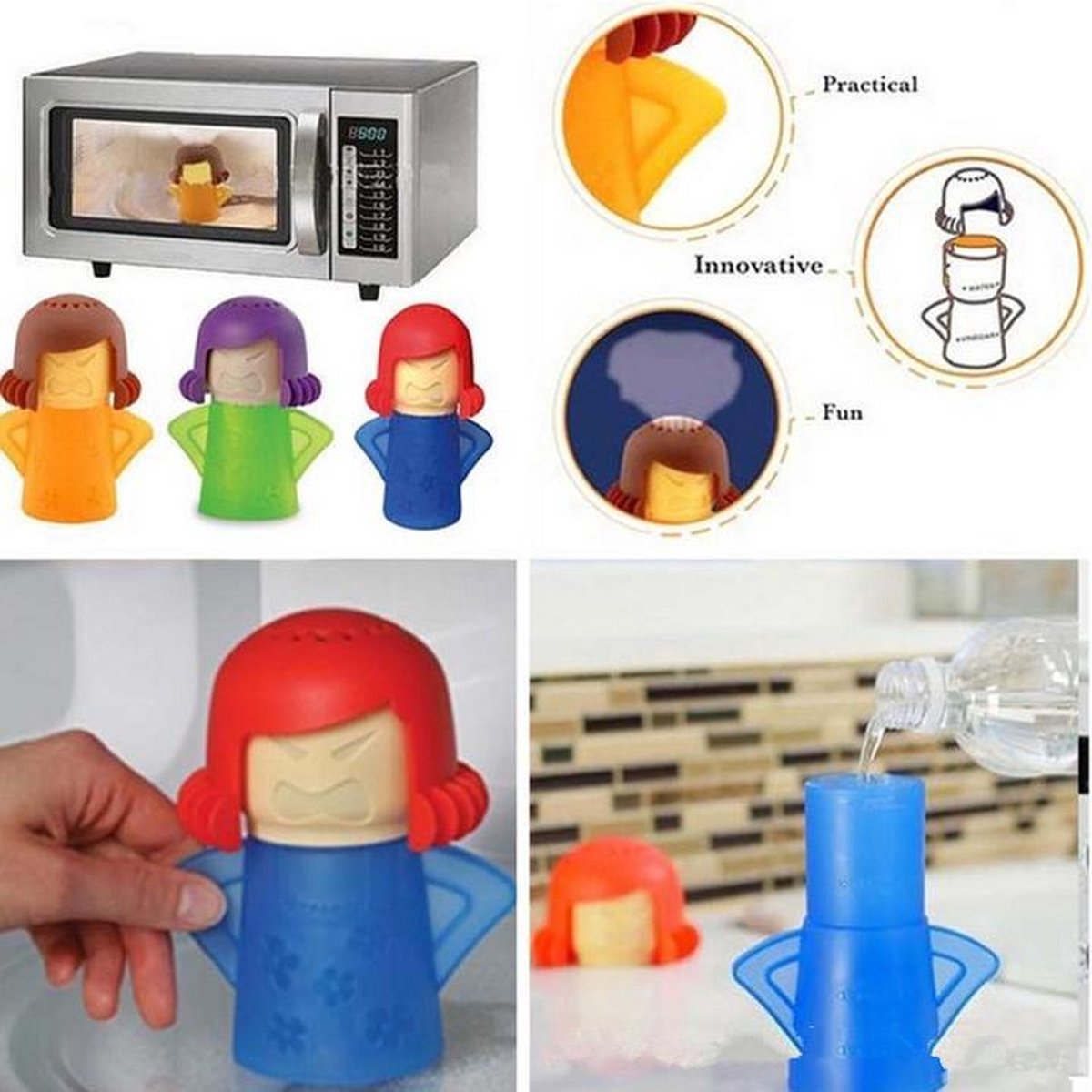 Angry Mama Magnetronreiniger – vrolijke hulp tegen vet en vuil! - Ivonne's Kitchentools