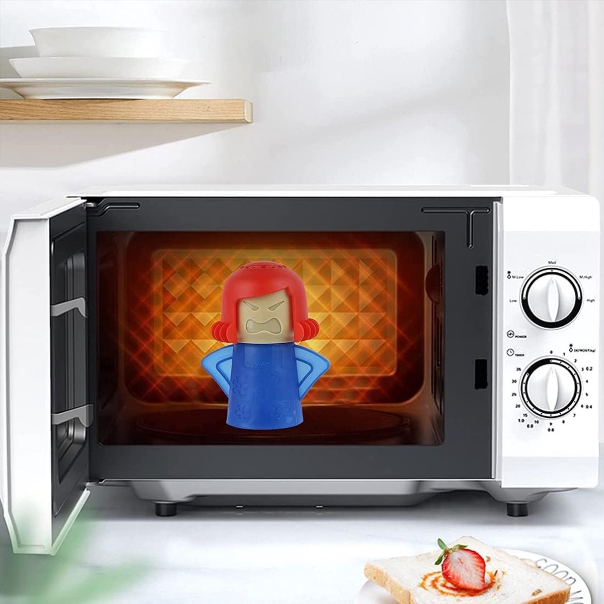 Angry Mama Magnetronreiniger – vrolijke hulp tegen vet en vuil! - Ivonne's Kitchentools