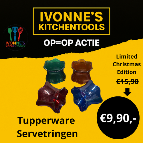 Tupperware Servetringen Set – Limited Edition