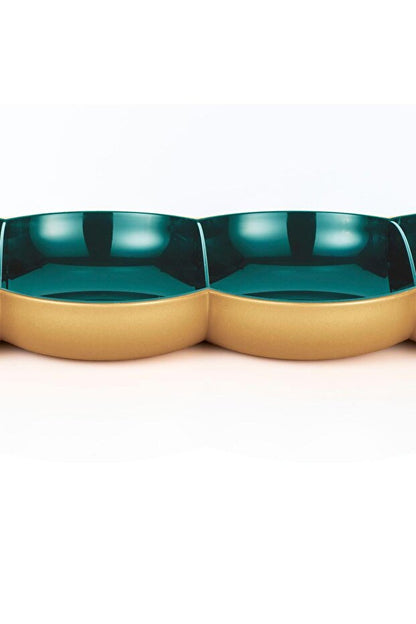 Tupperware Allegra Tapasschaal – Goud / Groen