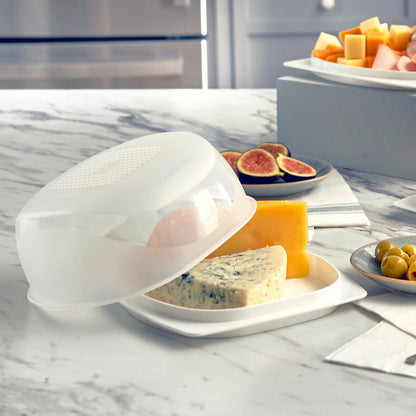 Tupperware CheeSmart Junior (Vierkante Kaasdoos / KäseMax)