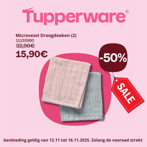 Tupperware Microvezel Droogdoeken (FaserPro)