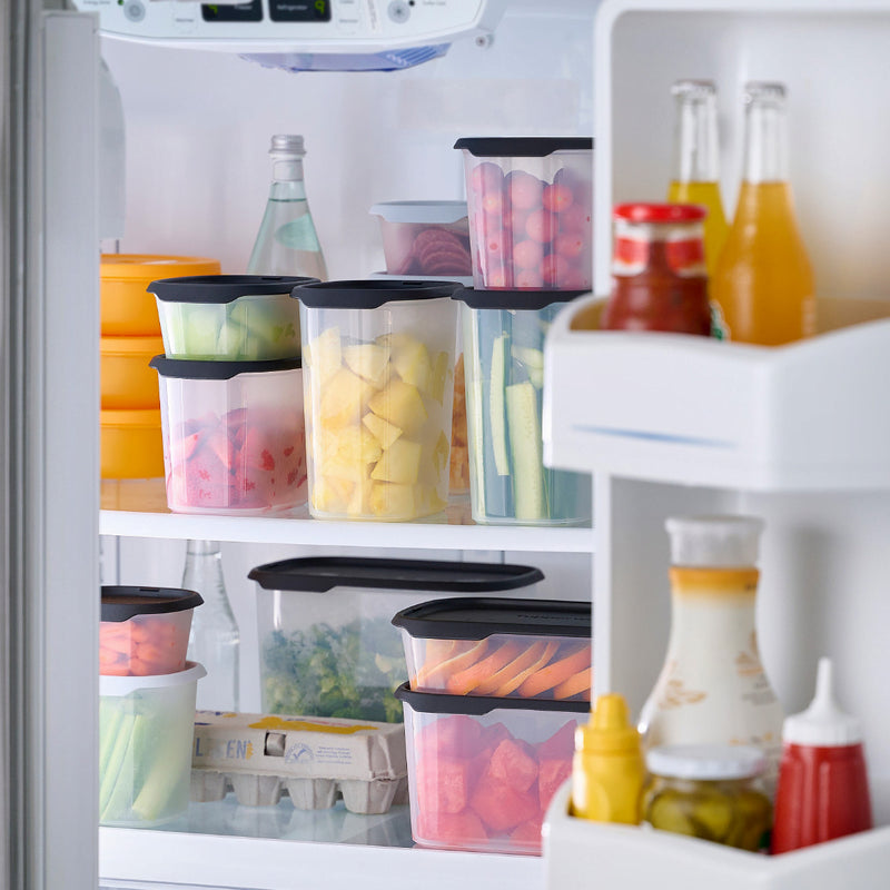 Tupperware One Touch Fresh Ovaal 1,8 l – Donker Grafiet