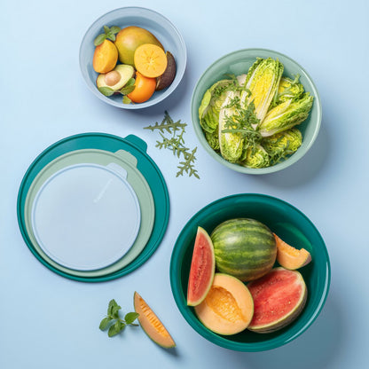 Tupperware Aloha Kom 7,5 l Groen - Ivonne's Kitchentools