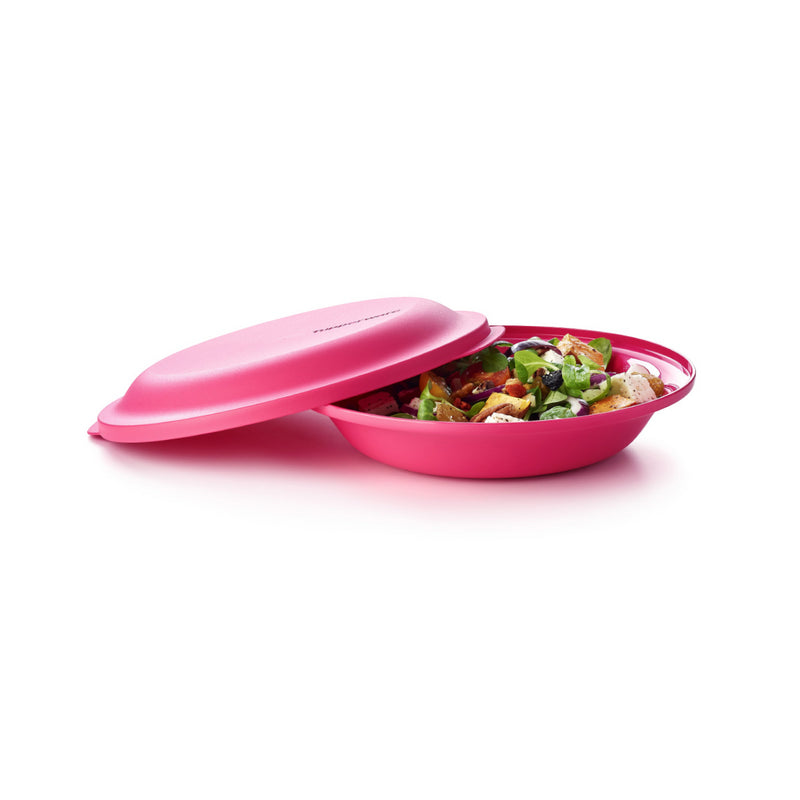Tupperware Aloha Dubbel Bord Roze - Ivonne's Kitchentools