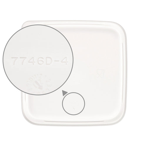 Tupperware Cubix Vierkant Deksel