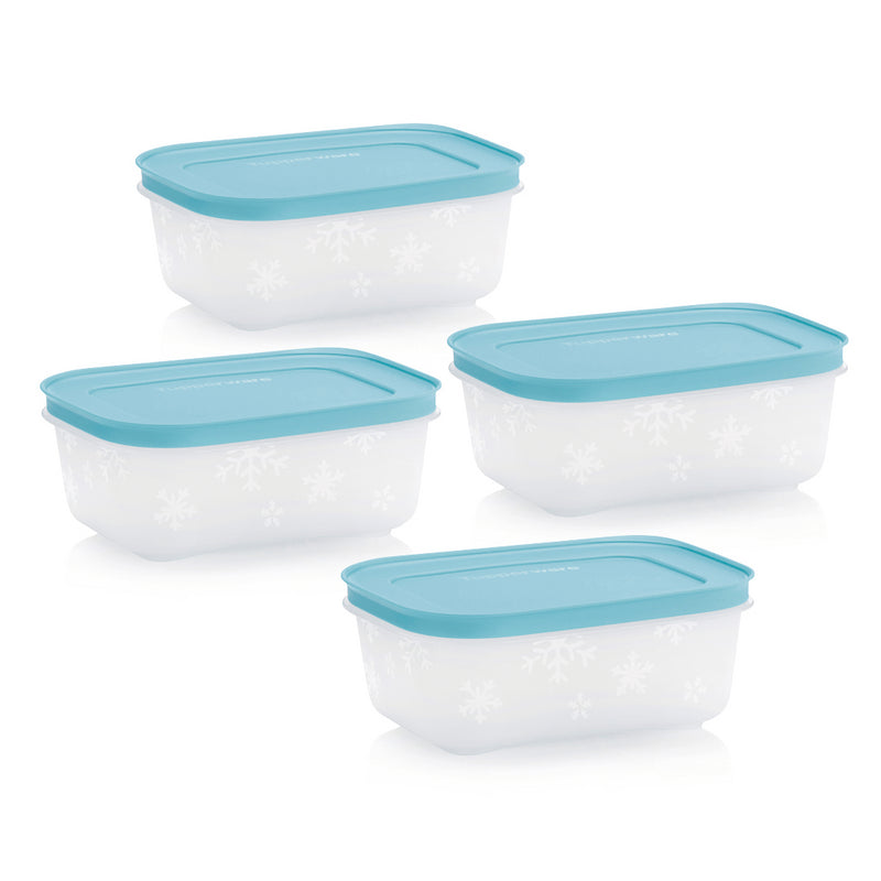 Tupperware Diepvriesdoosjes 450 ml (4) Blauw - Ivonne's Kitchentools