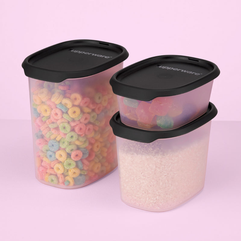 Tupperware One Touch Fresh Ovaal 540 ml – Donker Grafiet