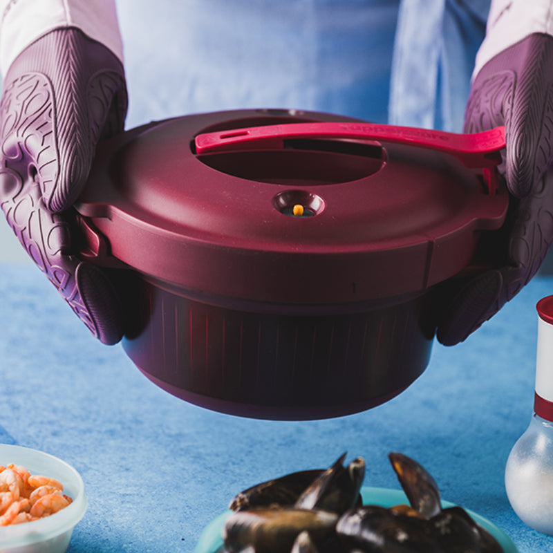 Tupperware Micro Minuut -Snelkookpan voor de magnetron - Ivonne's Kitchentools