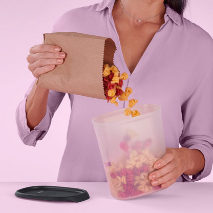 Tupperware One Touch Fresh Ovaal 1,8 l – Donker Grafiet