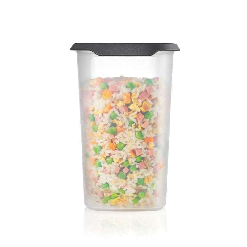 Tupperware One Touch Fresh Ovaal 1,8 l – Donker Grafiet