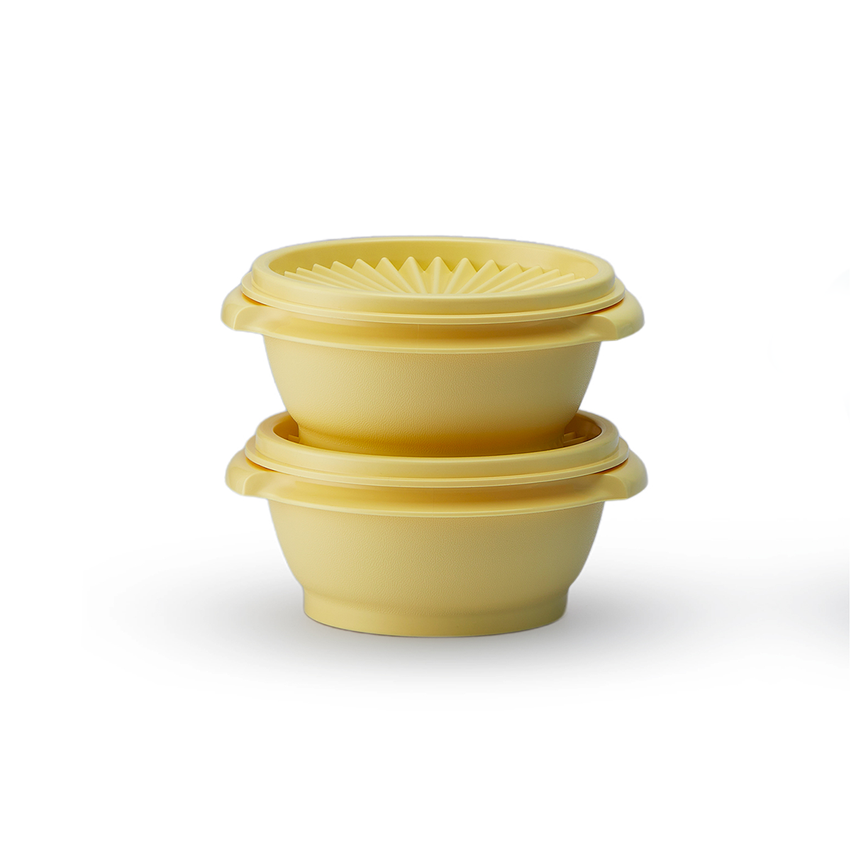 Tupperware Vintage Sterdeksel Kommen  340 ml Set van 2