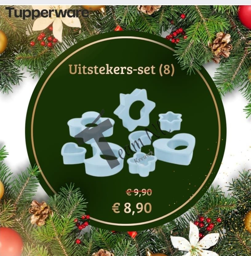 Tupperware 8-in-1 Uitsteekvormpjes