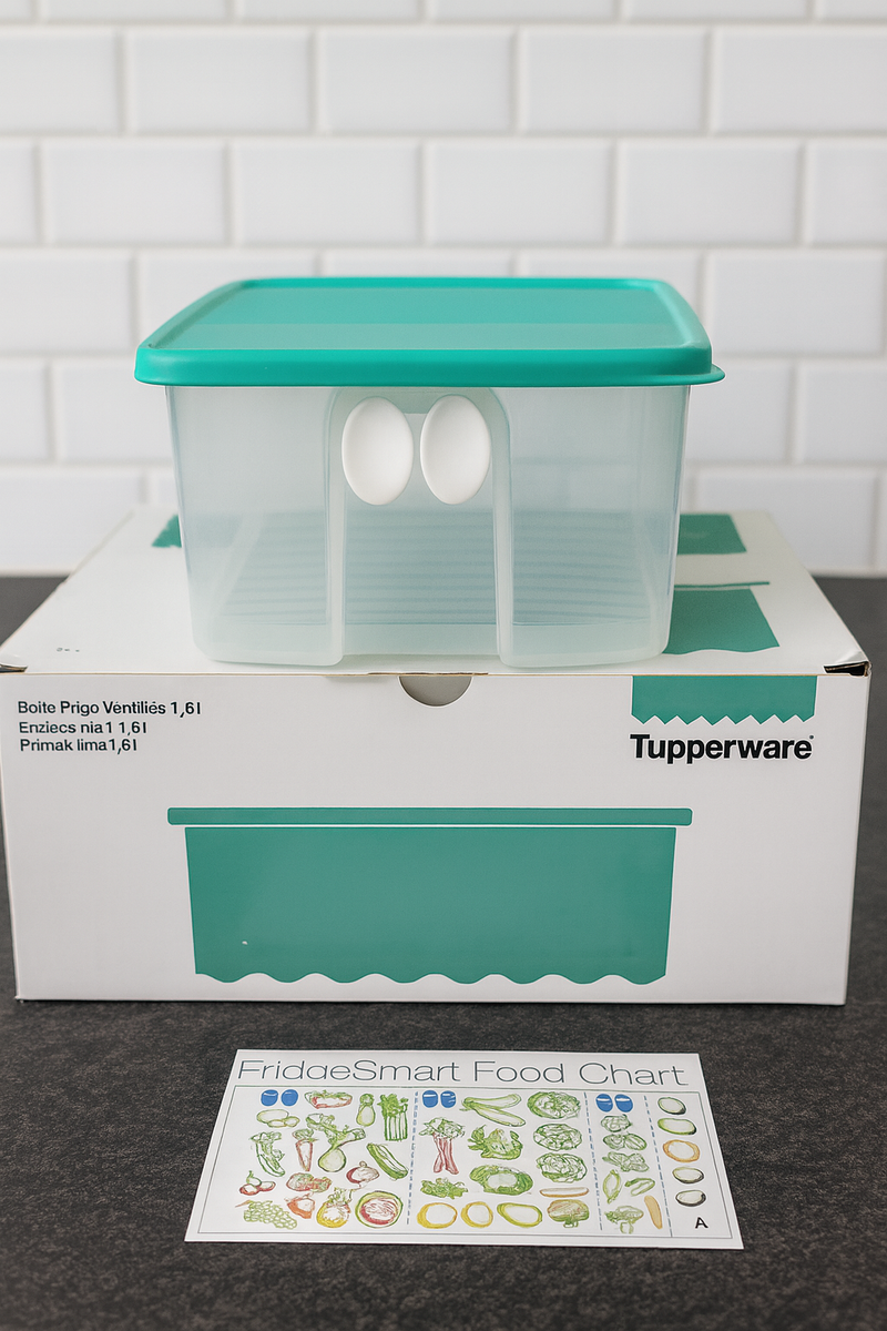 Tupperware FridgeSmart 1,6 L – De slimme voorloper van de VentSmart - Ivonne's Kitchentools