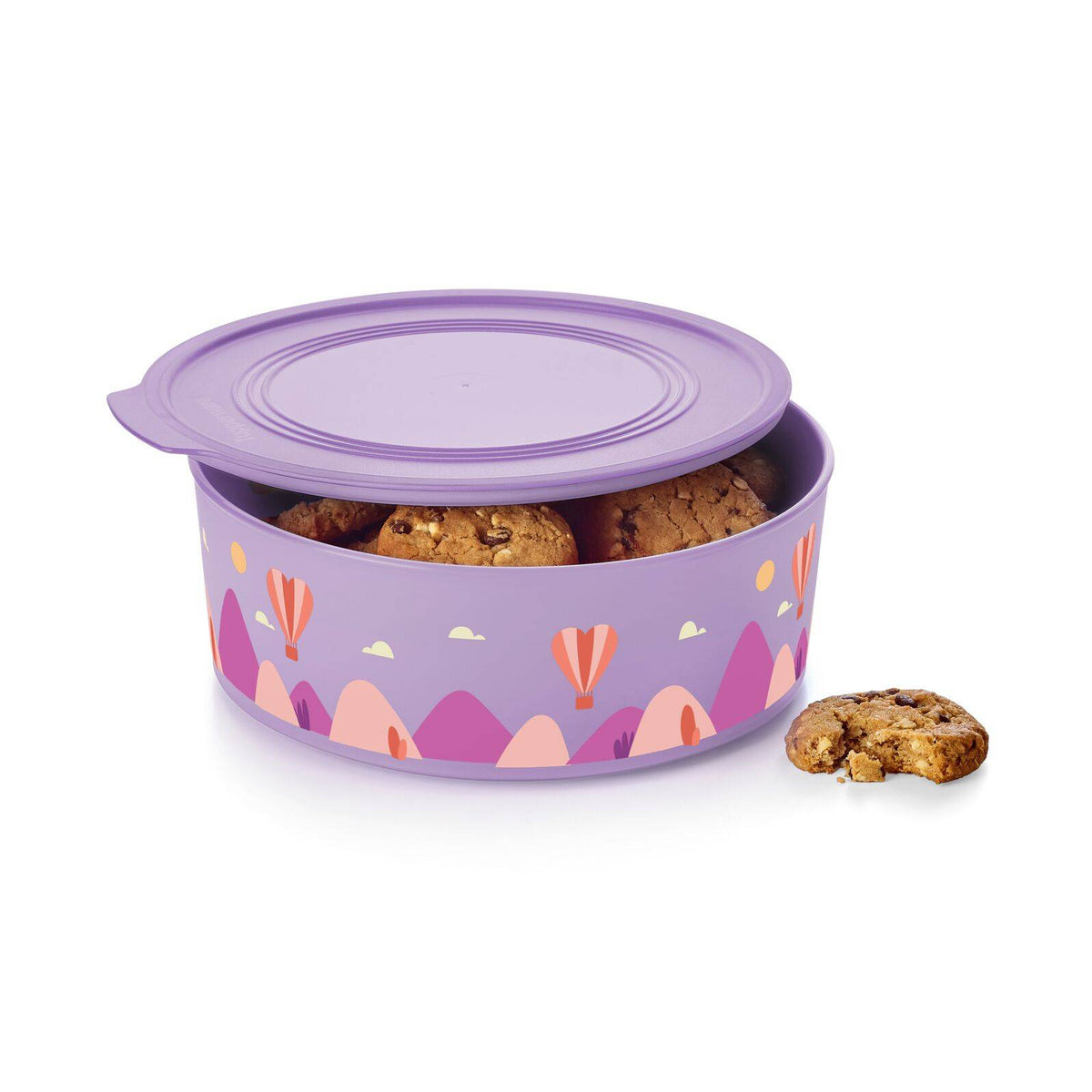 Tupperware Blokbus Koektrommel - Lila - Ivonne's Kitchentools