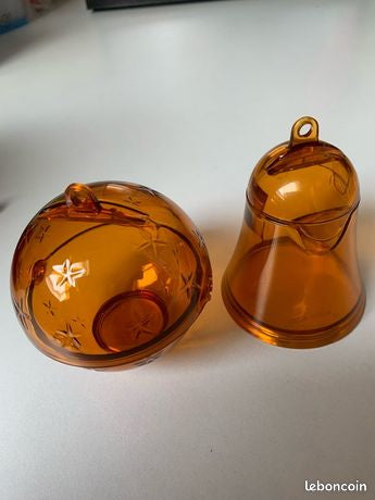 Tupperware Kerstballen Rood & Amber