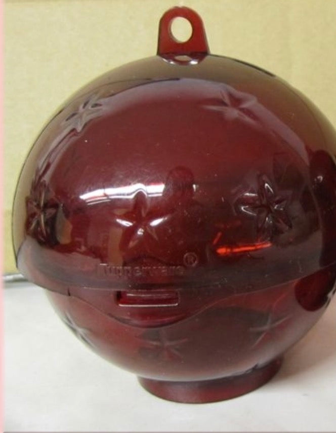 Tupperware Kerstballen Rood & Amber