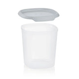 Tupperware One Touch Fresh 810 ml square food container with grey lid