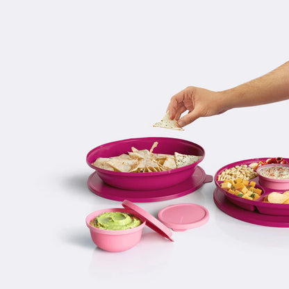 Tupperware Aloha Apéro serveerschaal laag 2,2 l - Ivonne's Kitchentools