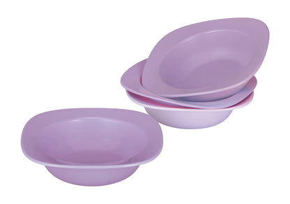 Paarse keukenschalen, perfect voor culinaire avonturen en dagelijks gebruik.