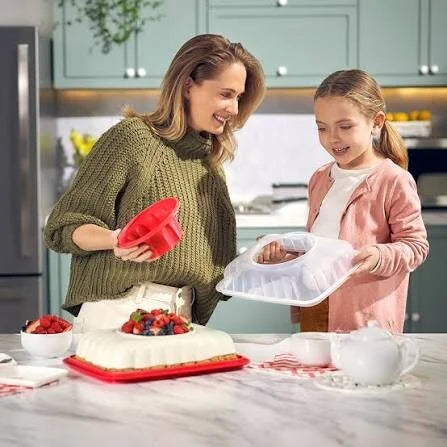 Tupperware Gel Party – rood 2,5 liter