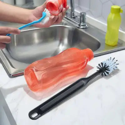 Tupperware Ecofles Reinigingsborstel - Zwart - Ivonne's Kitchentools