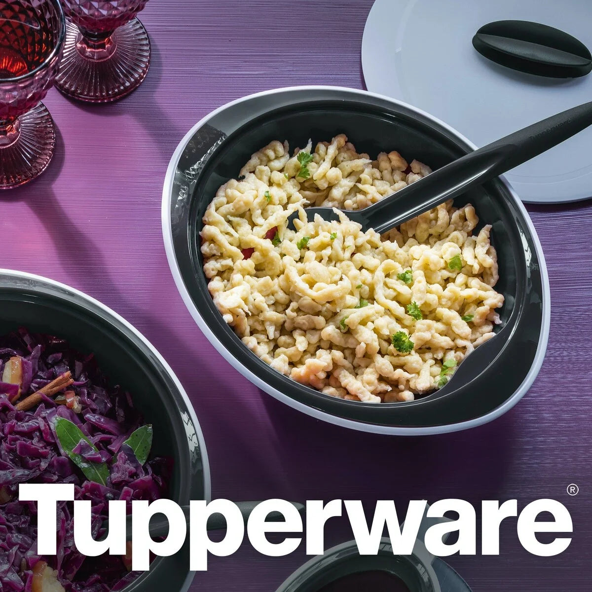 Tupperware Iso Duo Serveerschalen Set