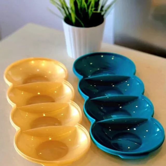 Tupperware Allegra Tapasschaal / Deksel - Petrol Groen