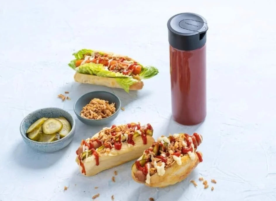 Tupperware Knijpfles 360ml – sausfles voor dressing & sauzen