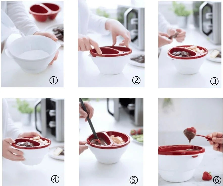 Tupperware Micro Delice Chocoladefondue - Ivonne's Kitchentools