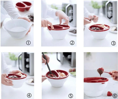 Tupperware Micro Delice Chocoladefondue - Ivonne's Kitchentools