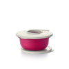 Tupperware Ultimate Mixing Bowl 2L in vibrant pink with a white airtight lid
