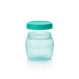 Tupperware Universal Jar 325 ml in translucent light blue with a teal lid