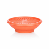 Orange Tupperware Vintage bowl with a matching lid, 400 ml
