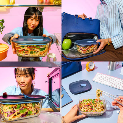 Tupperware Voilà  glazen schaal - rechthoekig 1 L